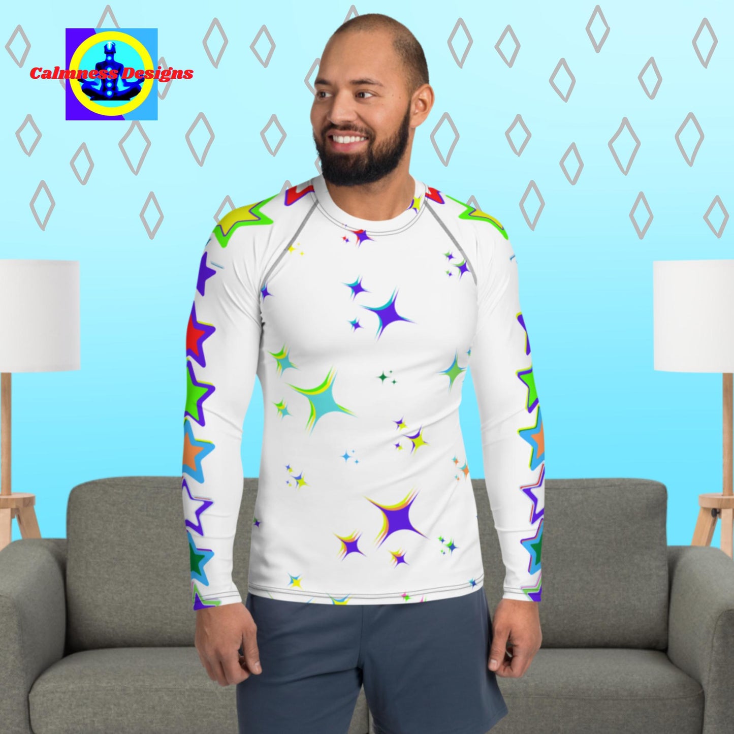 Twinkle Little Stars, Men's Rash Guard