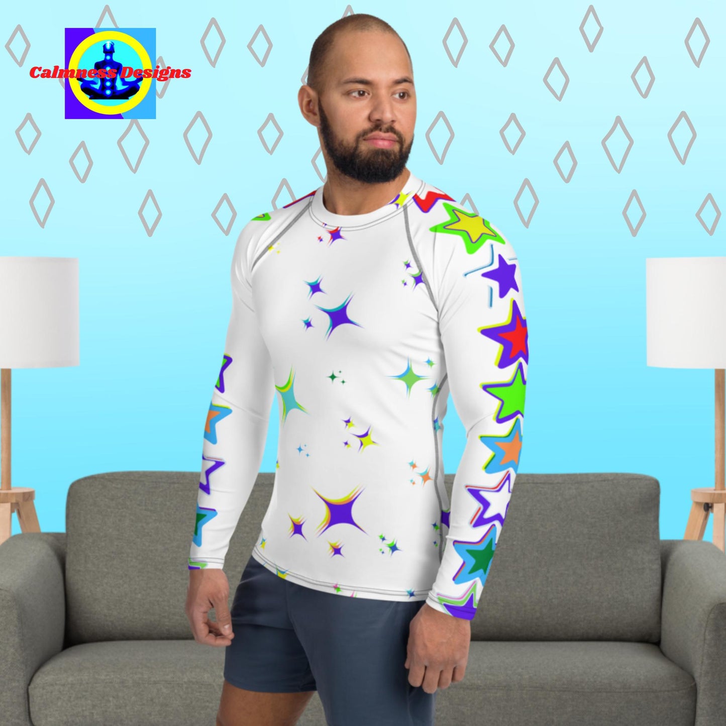 Twinkle Little Stars, Men's Rash Guard