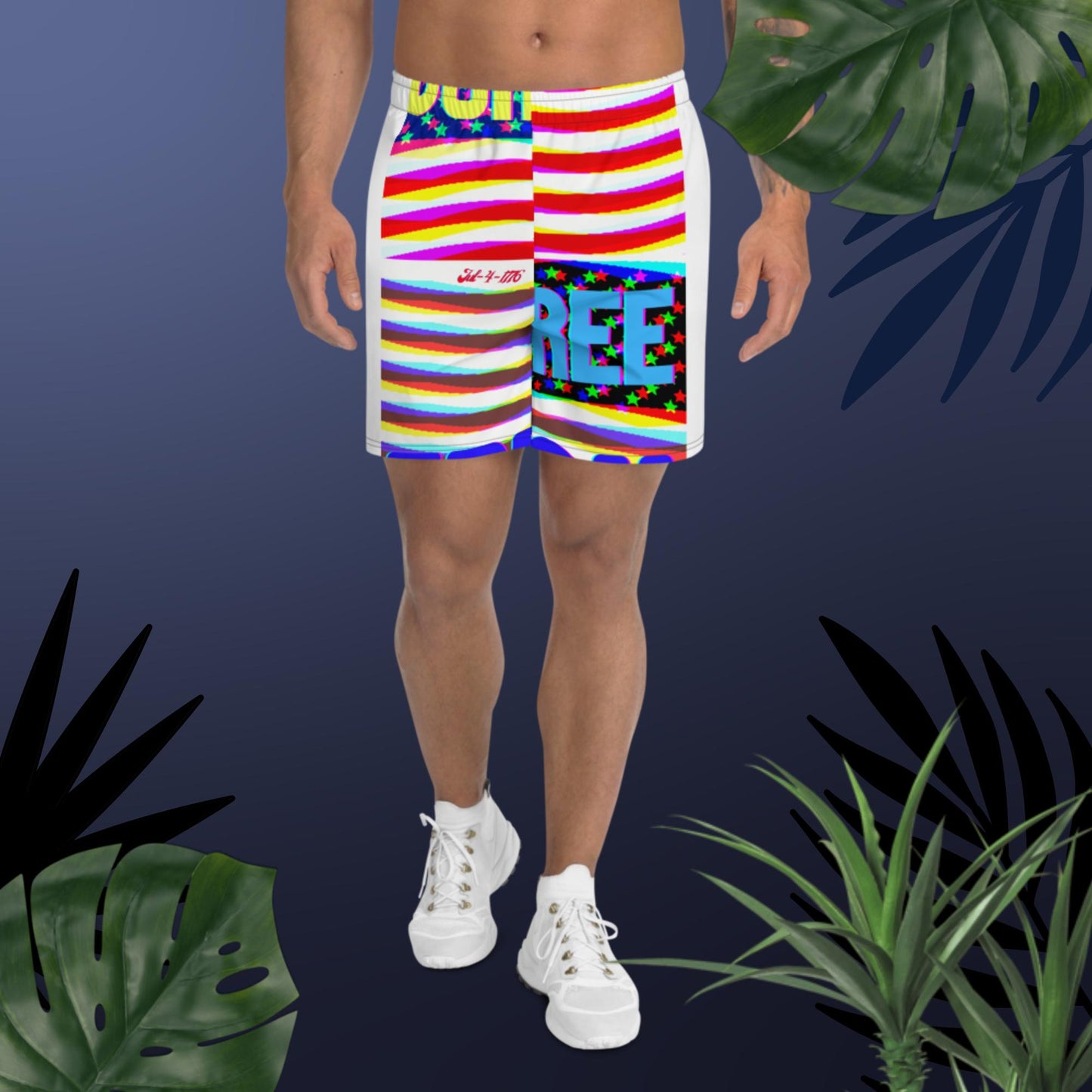 Born Free, Freedom Men's Recycled Athletic Shorts