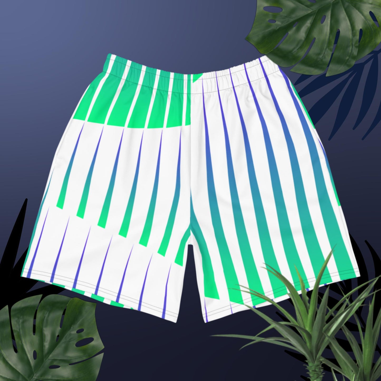 Modular Abstract Pattern, Men's Recycled Athletic Shorts