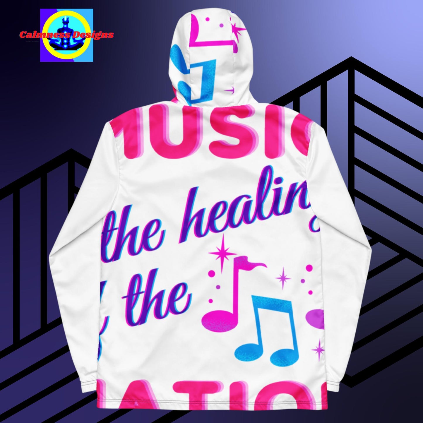 MUSIC is the healing of the NATION, Men’s windbreaker