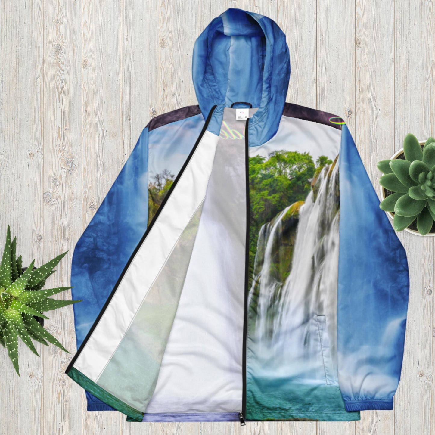 Water-fall in Iceland, Men’s windbreaker