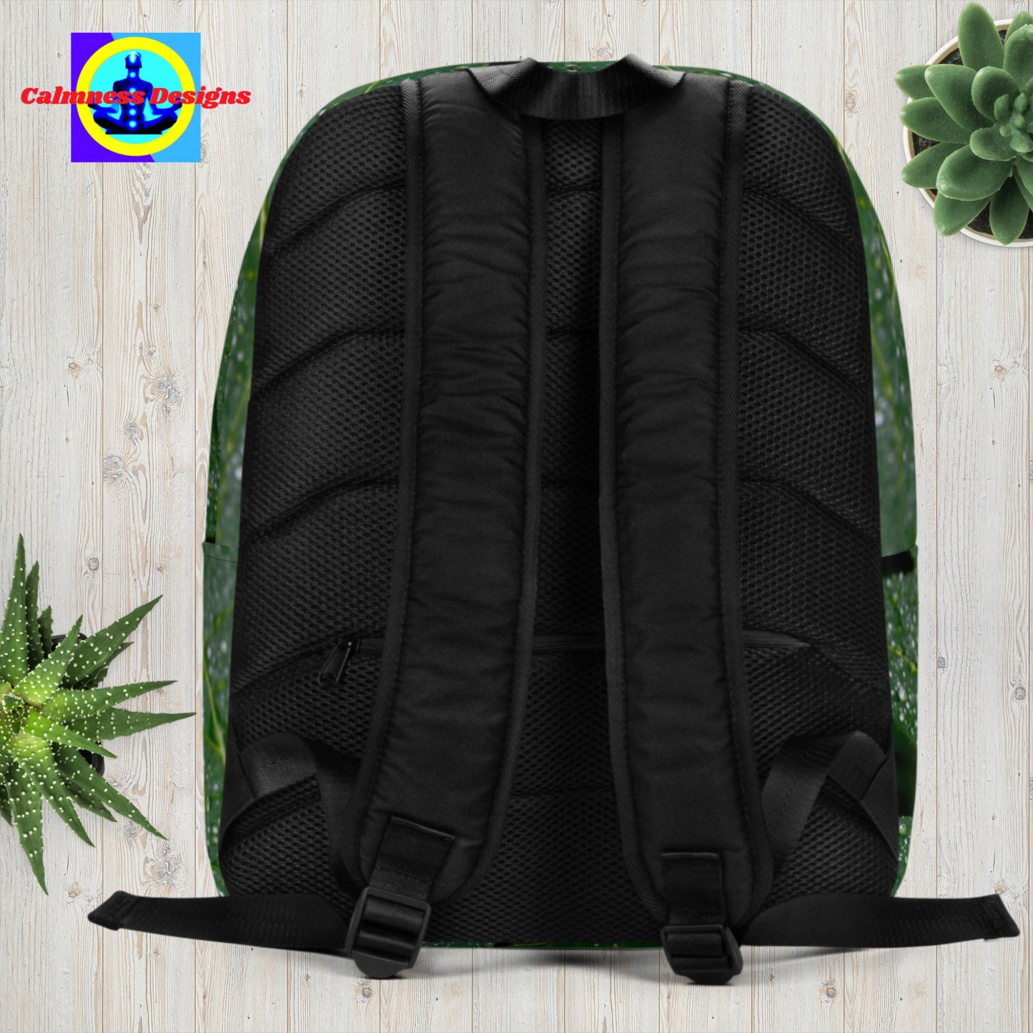 Wet Hydrangea Leaves, Minimalist Backpack