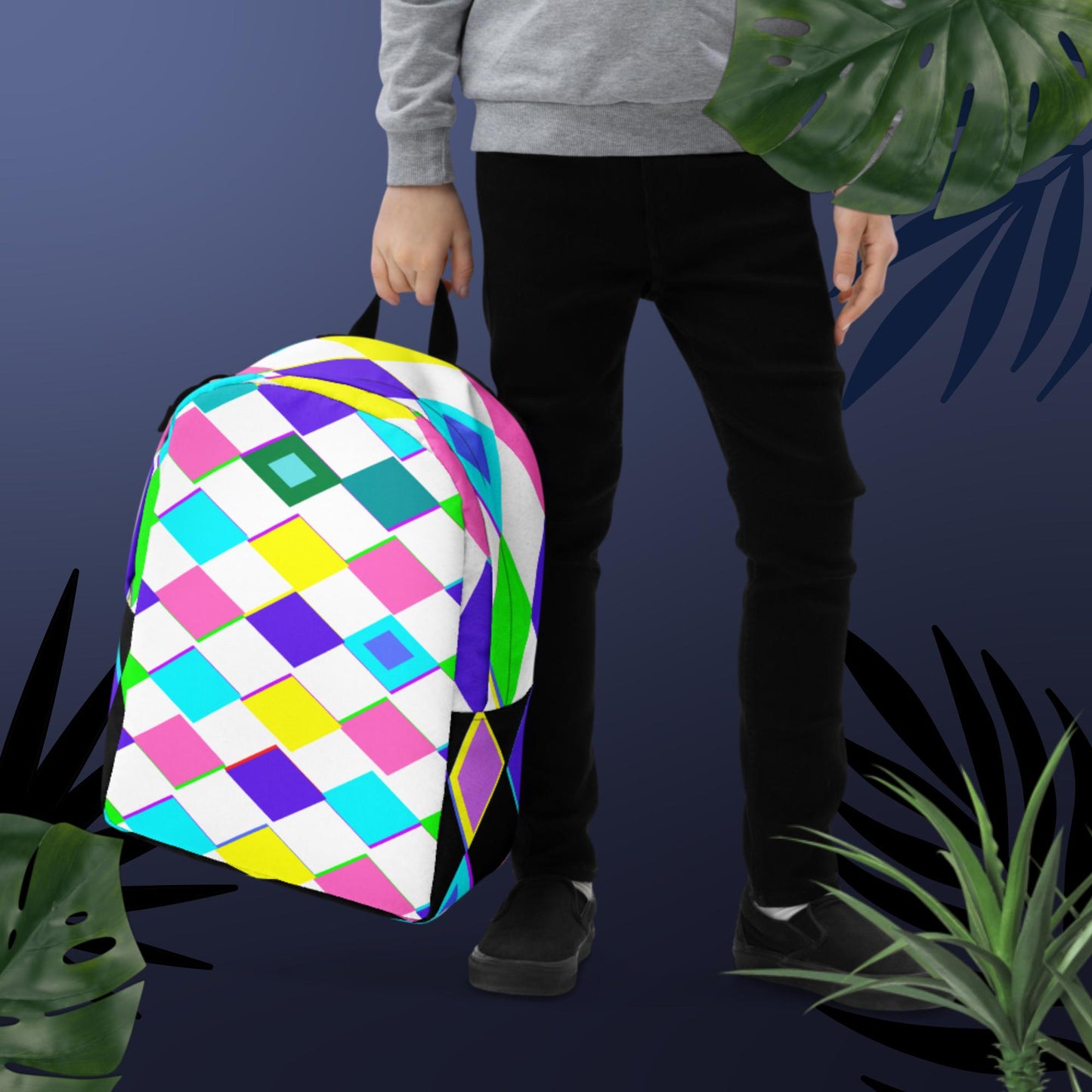 Calmness Designer, Diamond Designs, Minimalist Backpack