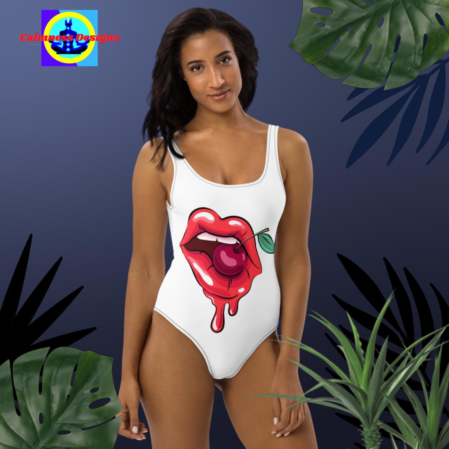 Juicy Lips, Cherry Lips, One-Piece Swimsuit