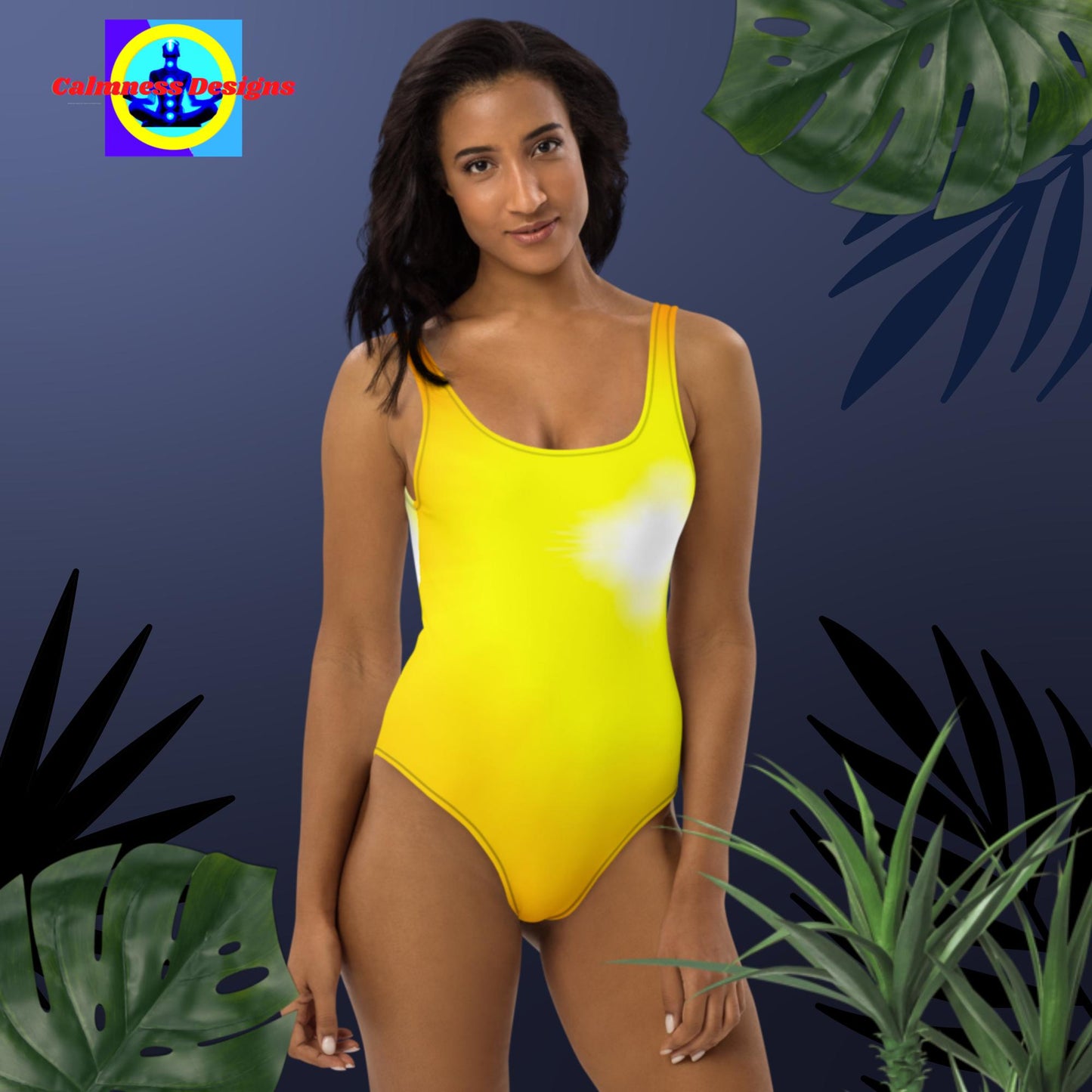 Sunshine Gradient, One-Piece Swimsuit