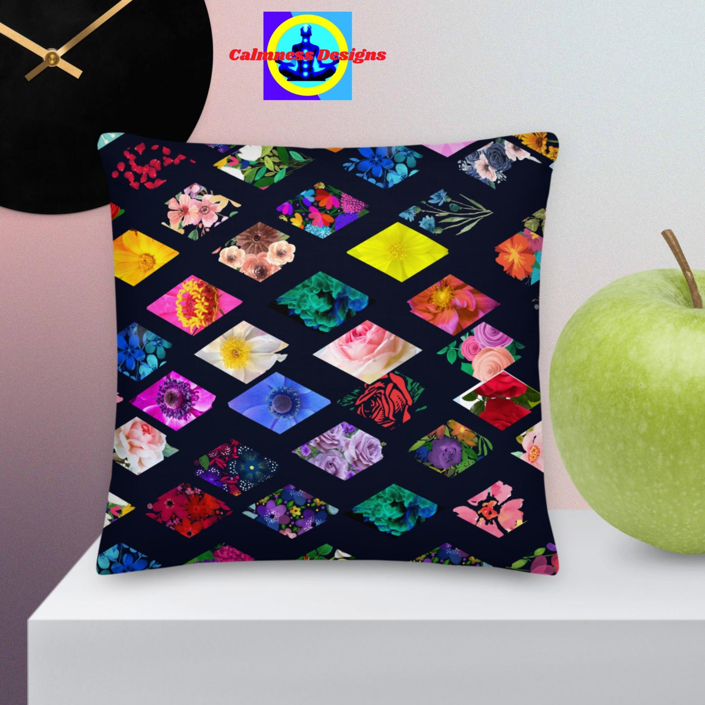 Decorative Flowers, Premium Pillow