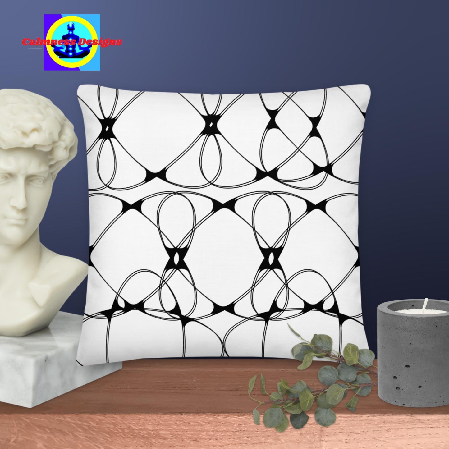 Vertical Collage Frames, Designer's Styles, Premium Pillow
