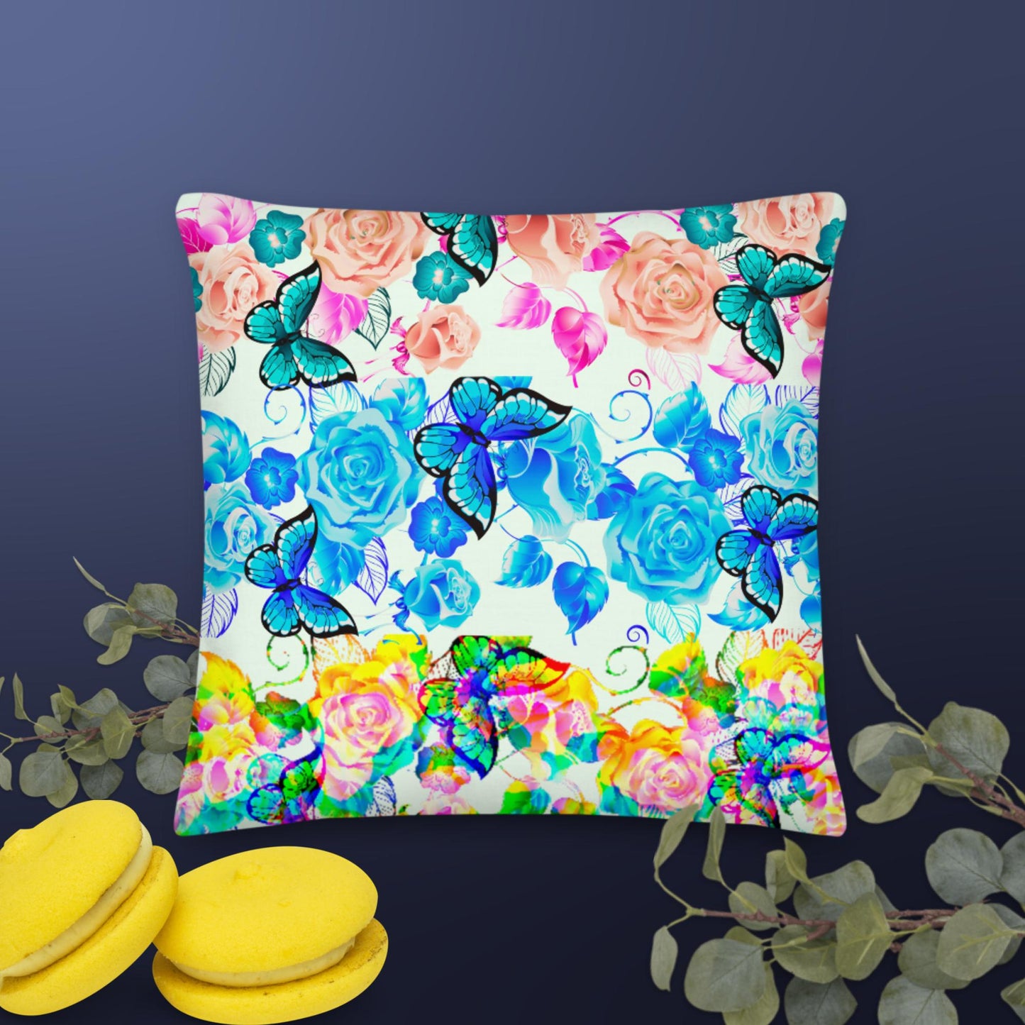 Bunches Of Roses Premium Pillow