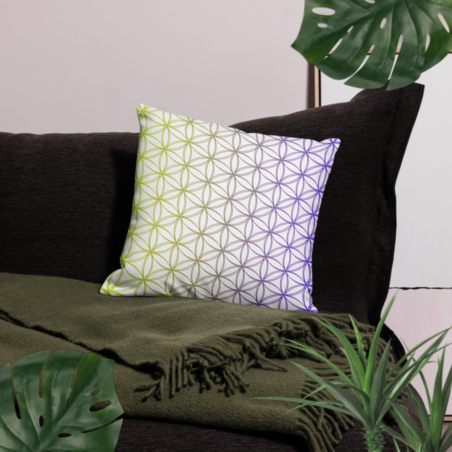 Modular Abstract Pattern-02, Premium Pillow