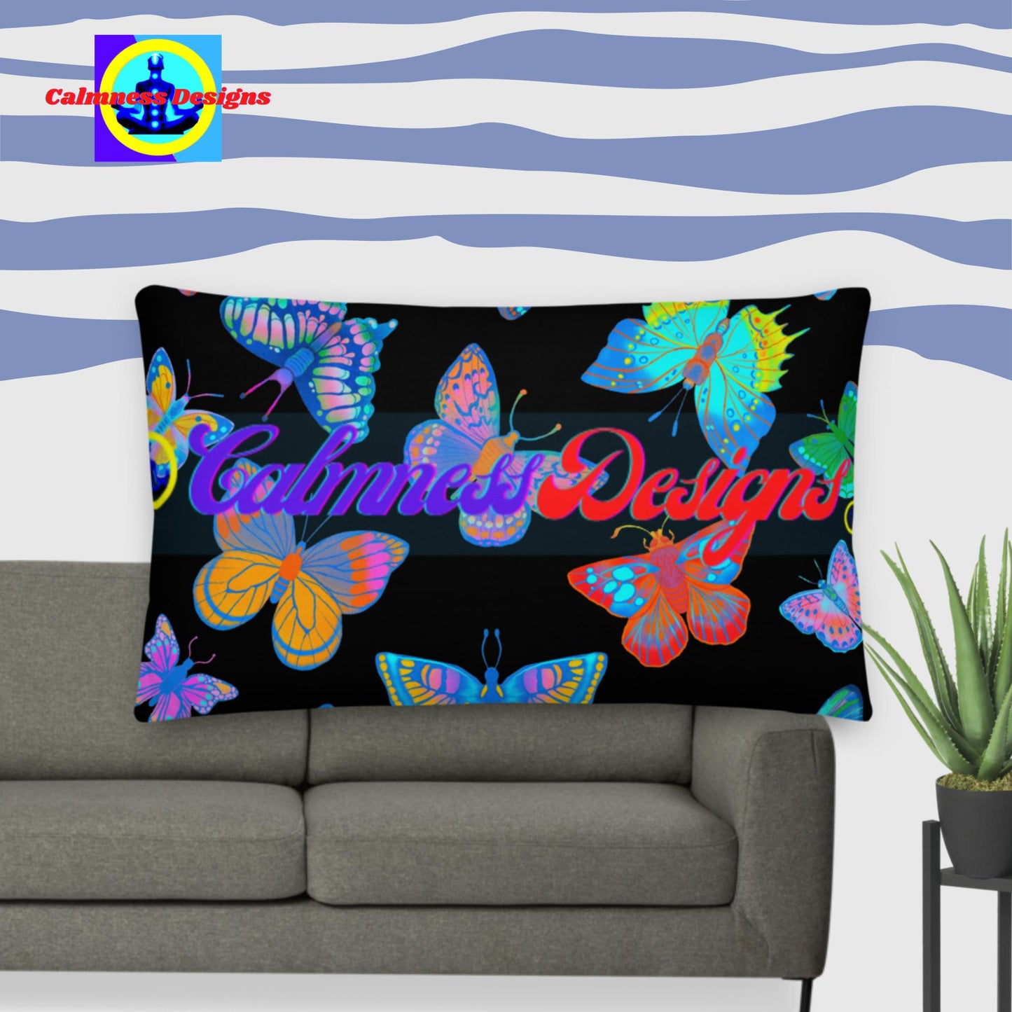 Butterflies, Designers Pattern, Premium Pillow