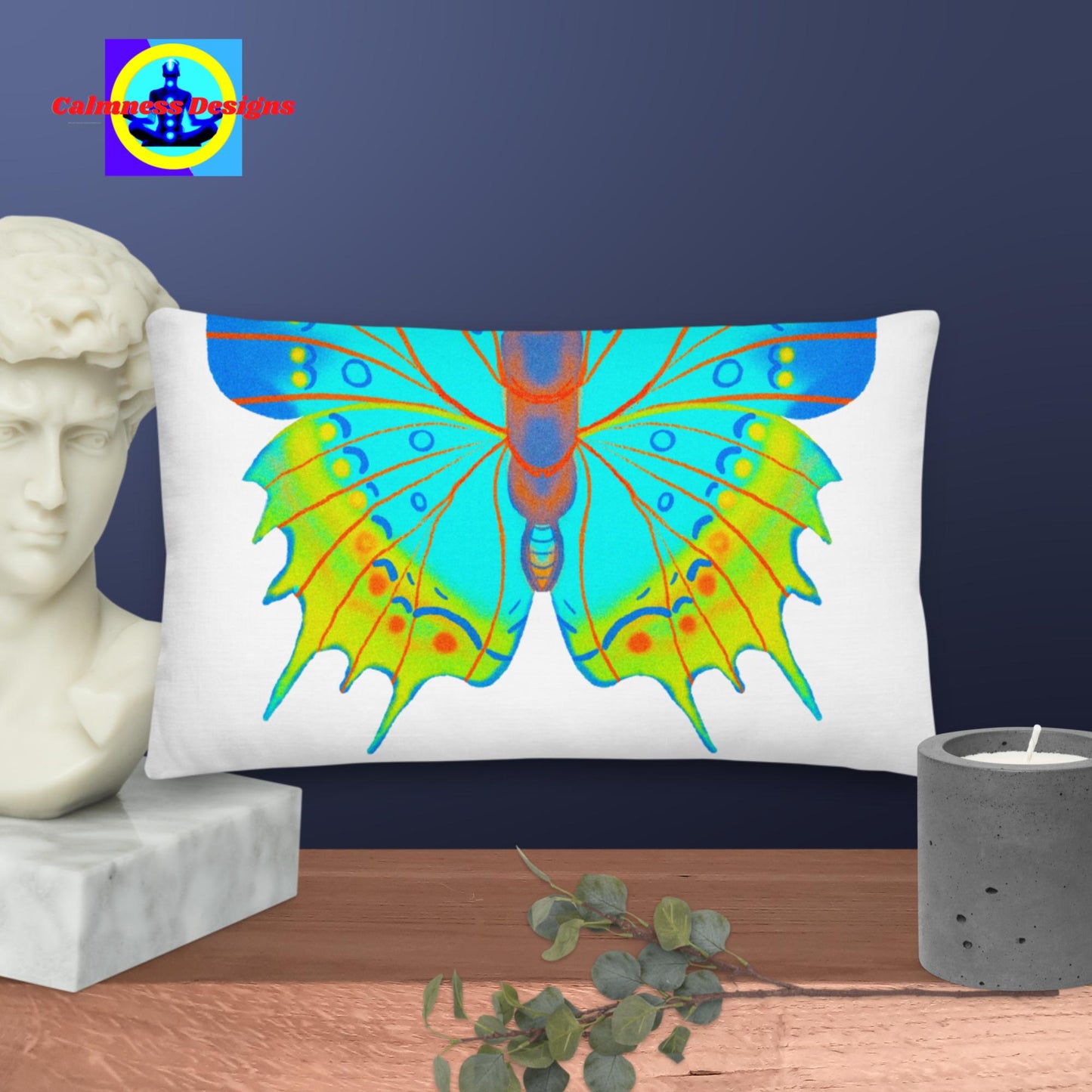 Swallow-Tail, CALMNESS Style, Premium Pillow