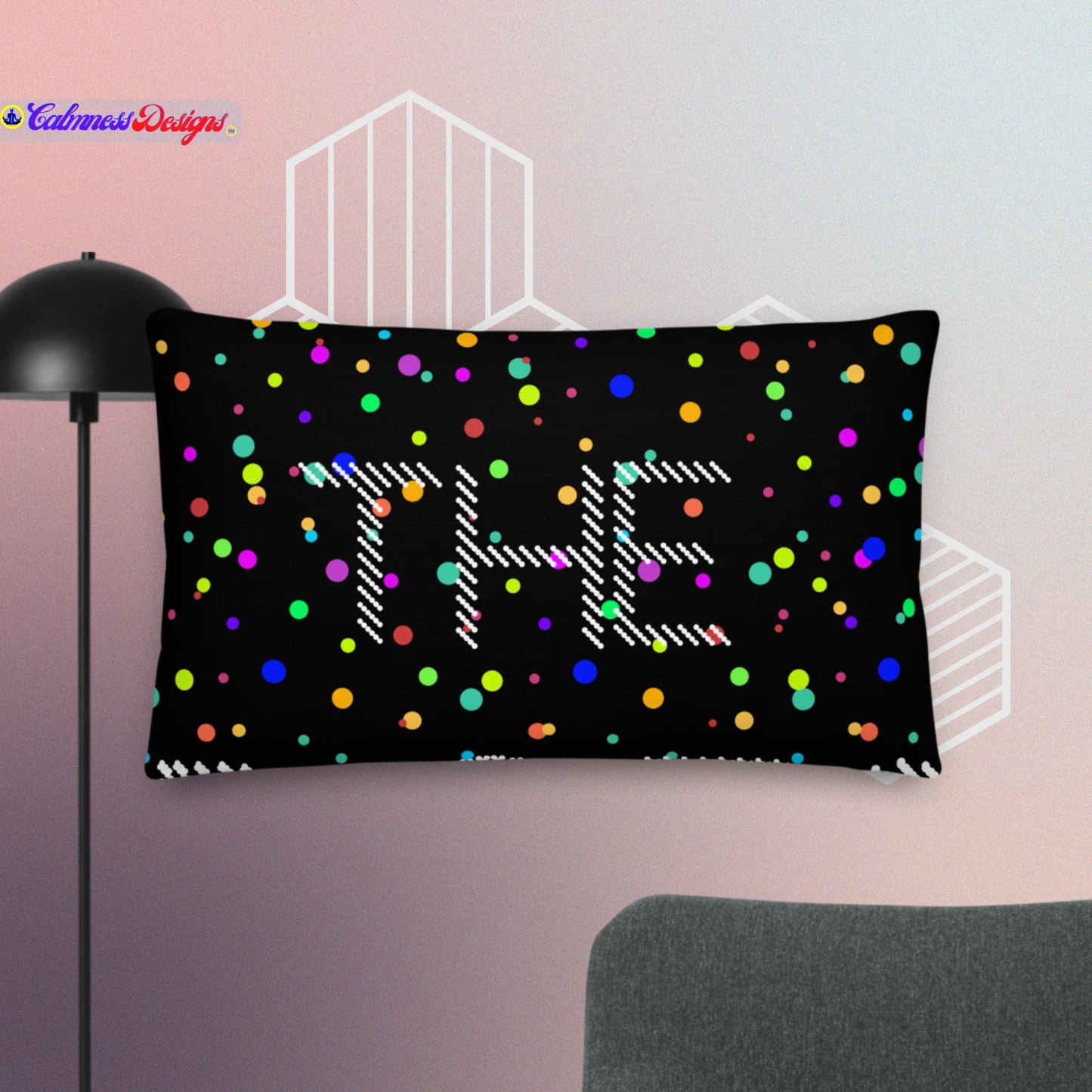 FOLLOW THE DOTS, Premium Pillow