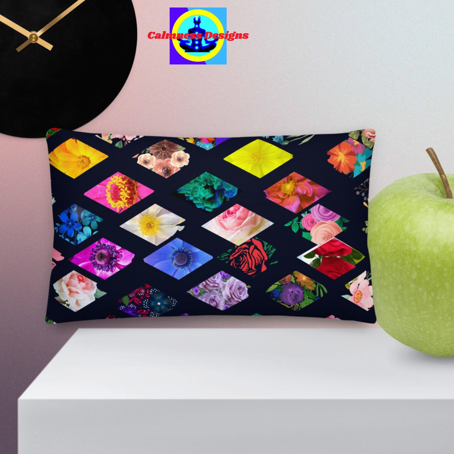 Decorative Flowers, Premium Pillow