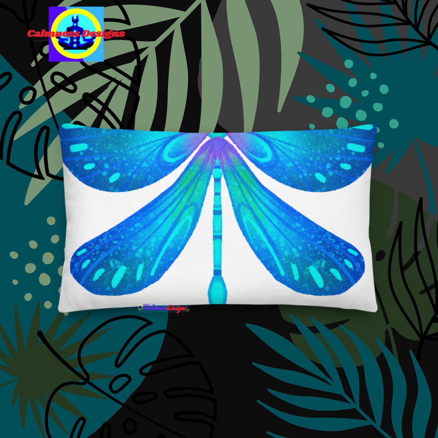 Dragonfly, Designer's Style, Premium Pillow