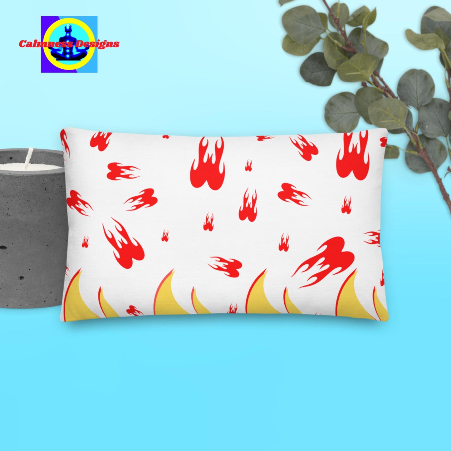 Fire Lighting, Calmness Designs, Styles, Premium Pillow