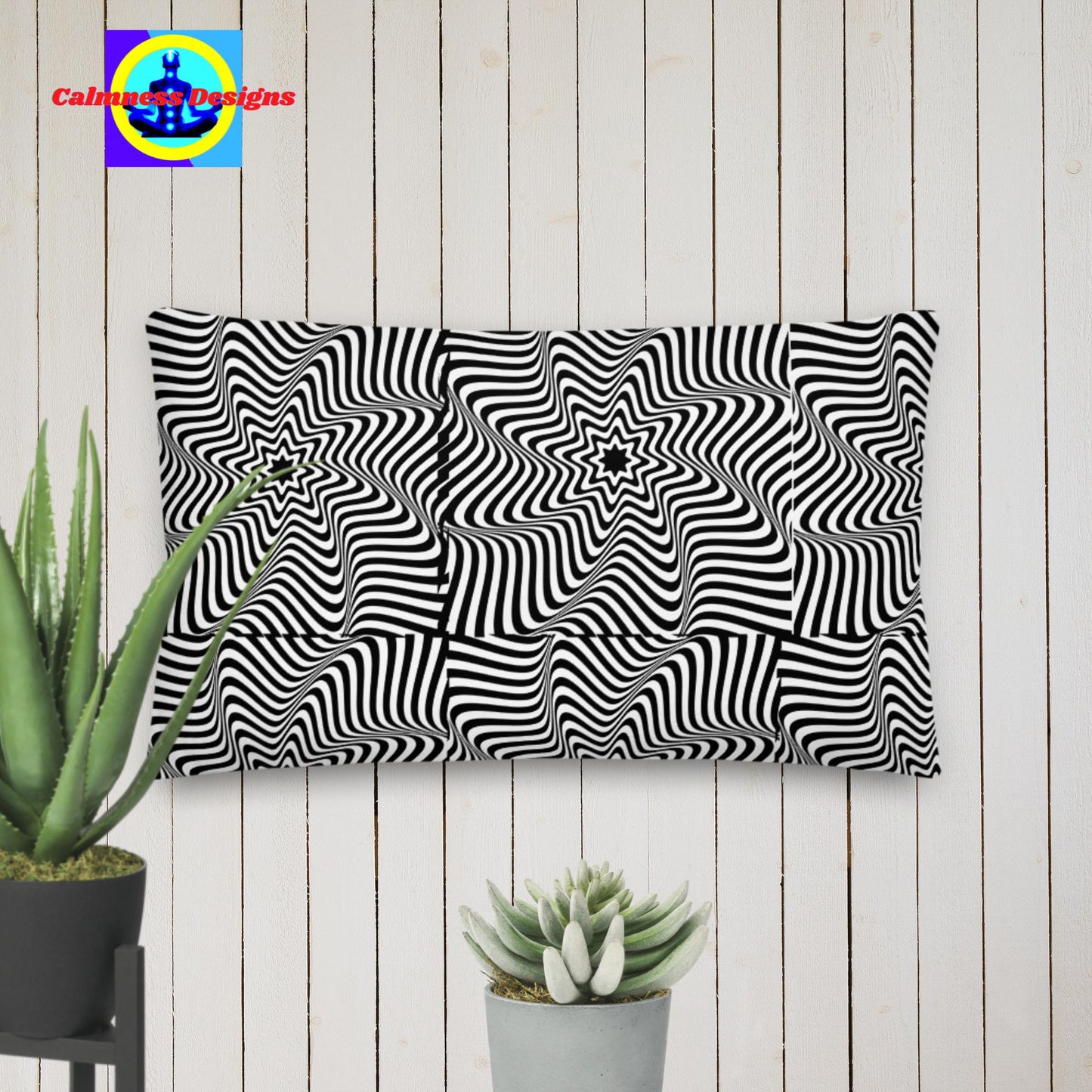 Spiral Flowing Designs, Calmness Designs, Styles, Premium Pillow