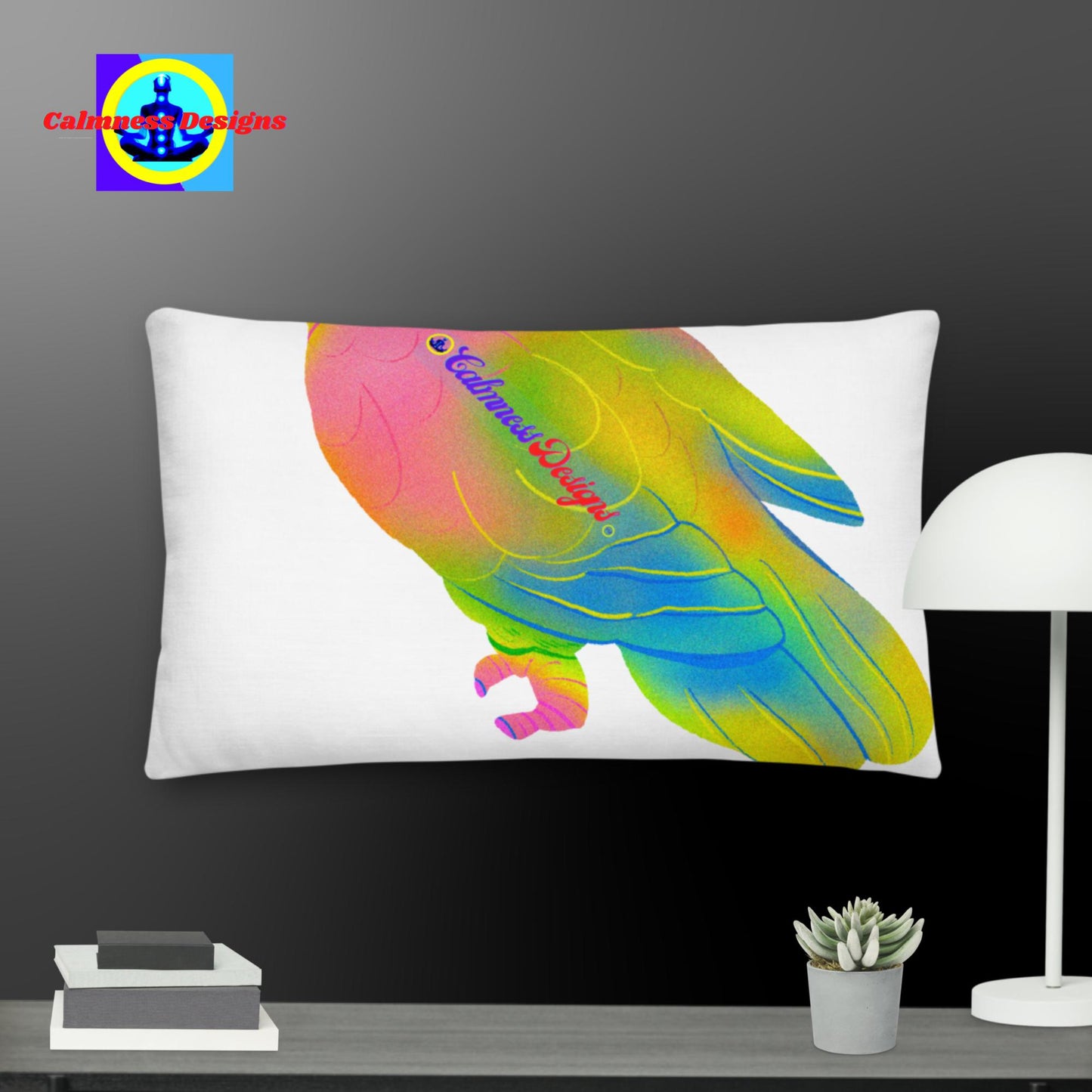 Yellow Pigeon, Designer's Styles, Premium Pillow