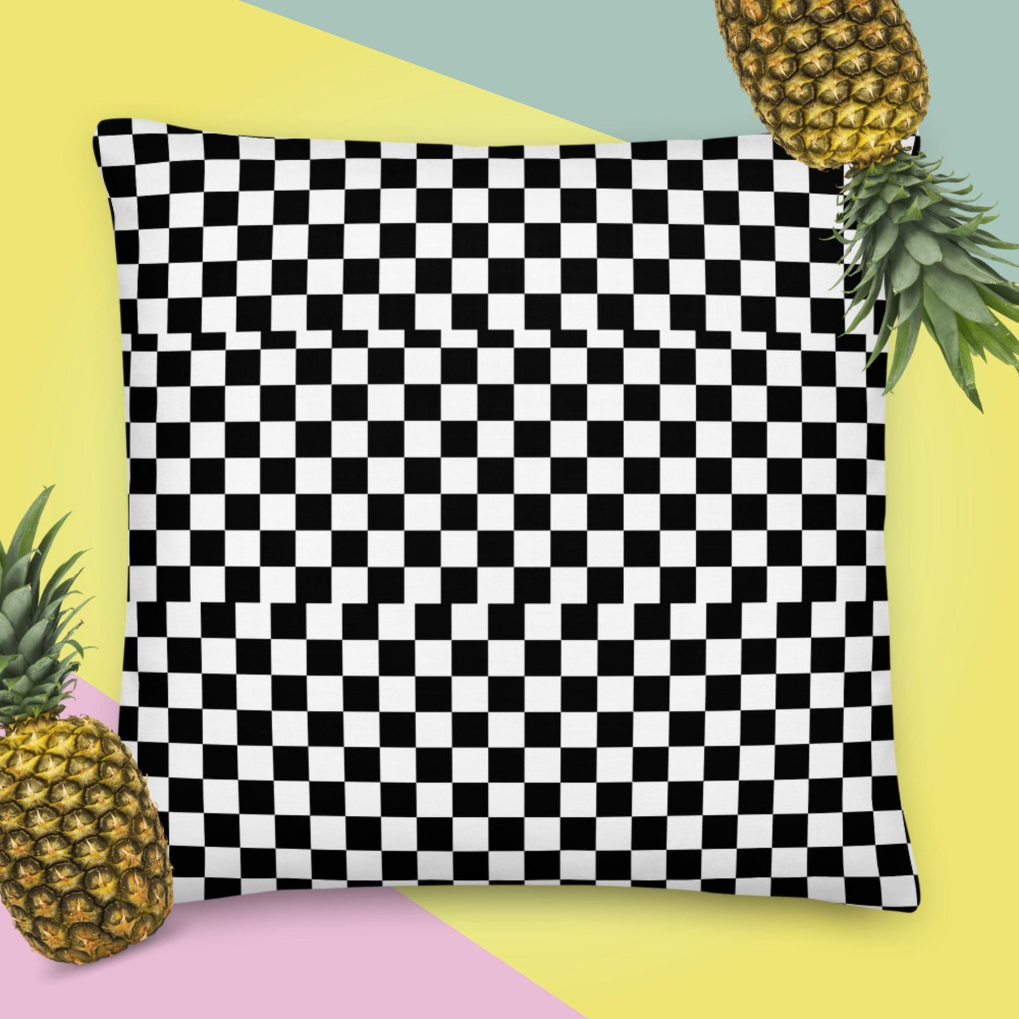 Checkered, Premium Pillow