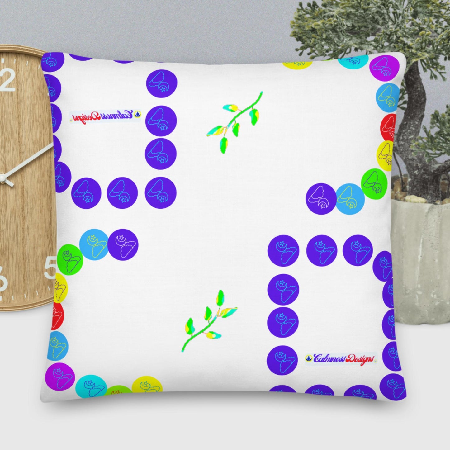 Calmness Designs, (C D), Premium Pillow