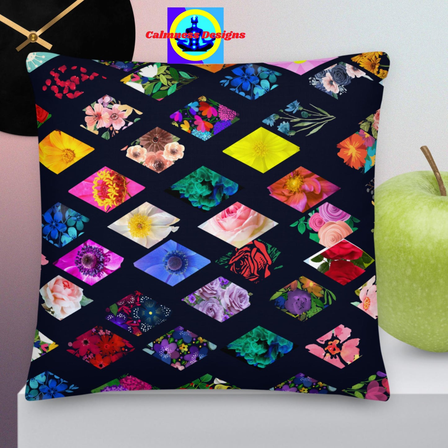 Decorative Flowers, Premium Pillow