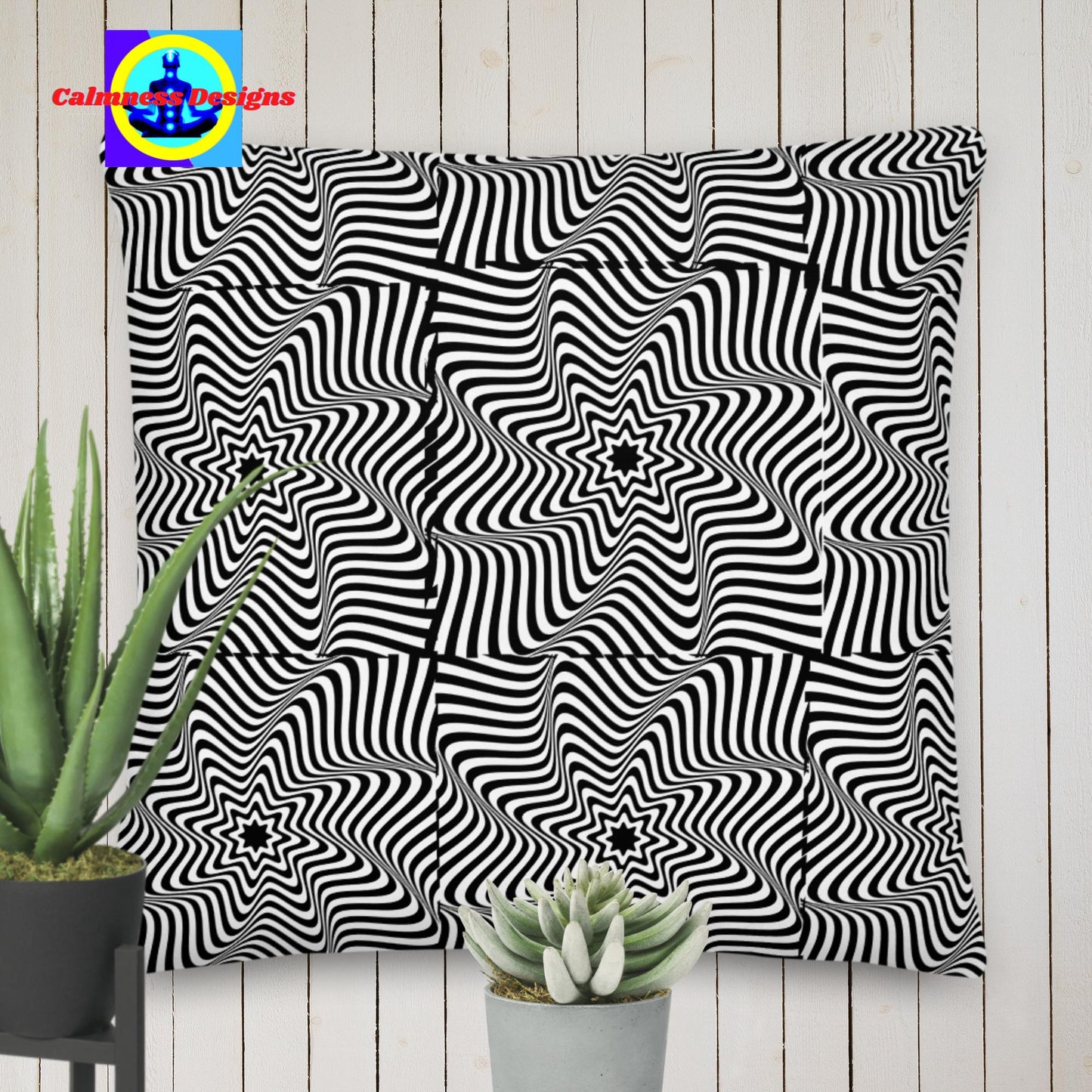 Spiral Flowing Designs, Calmness Designs, Styles, Premium Pillow