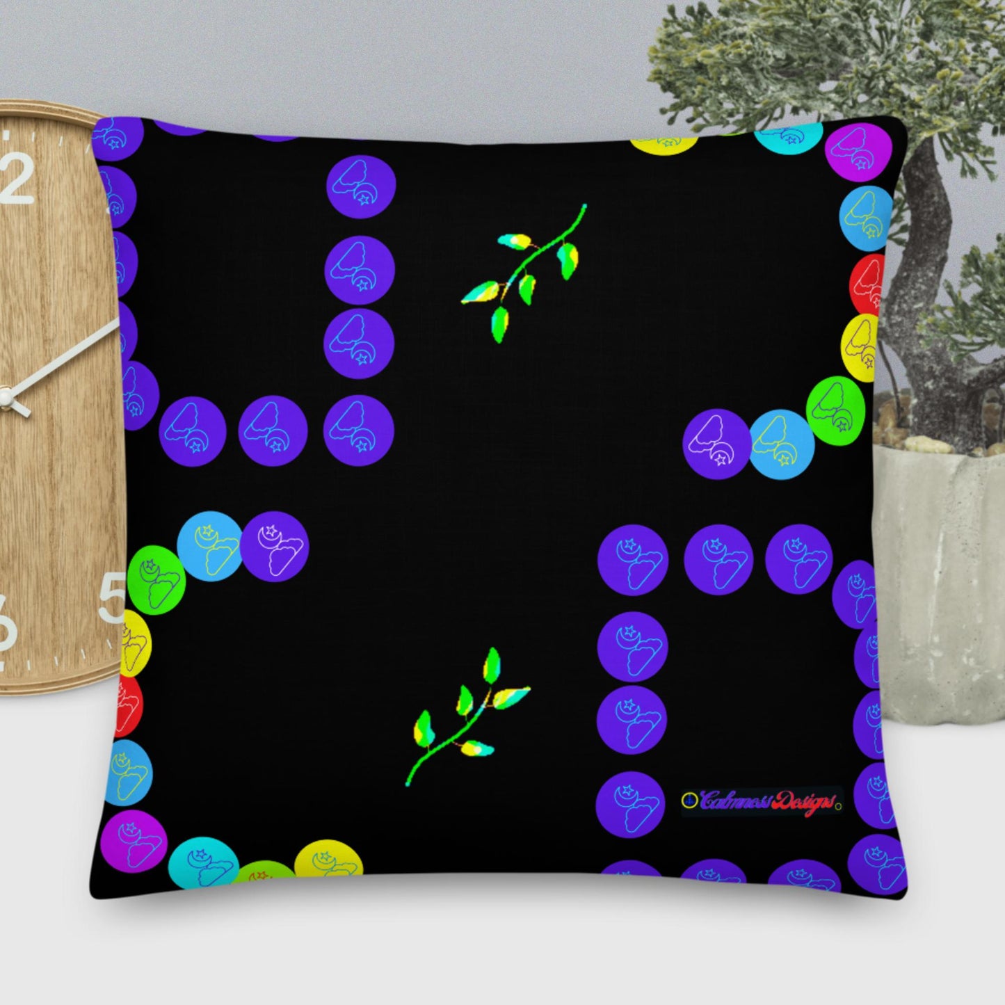 Calmness Designs, (C D), Premium Pillow
