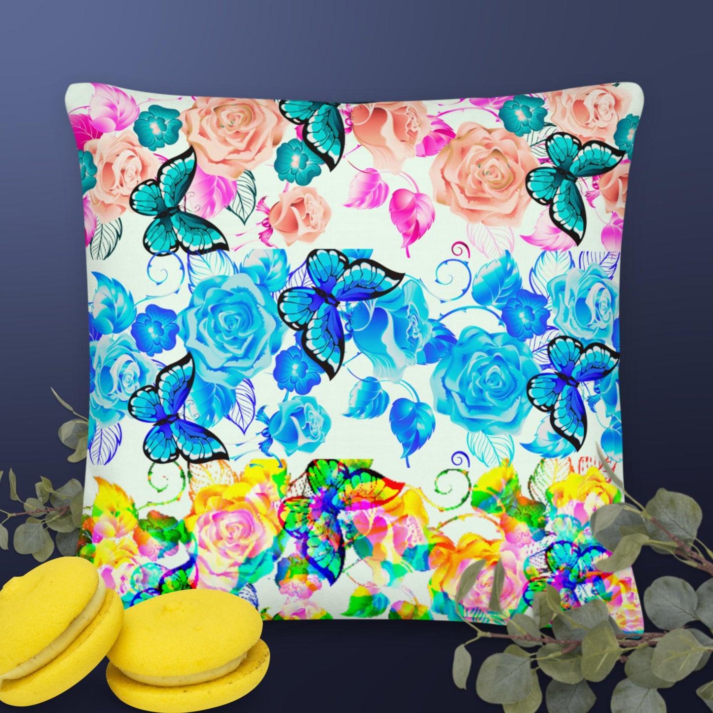 Bunches Of Roses Premium Pillow