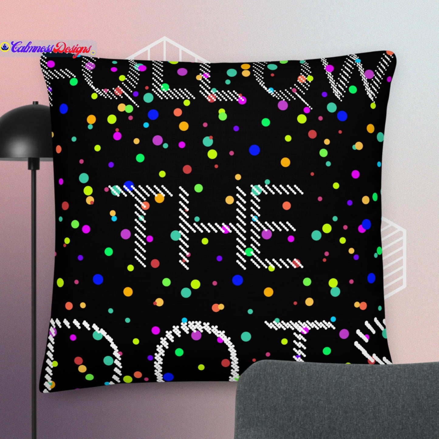 FOLLOW THE DOTS, Premium Pillow