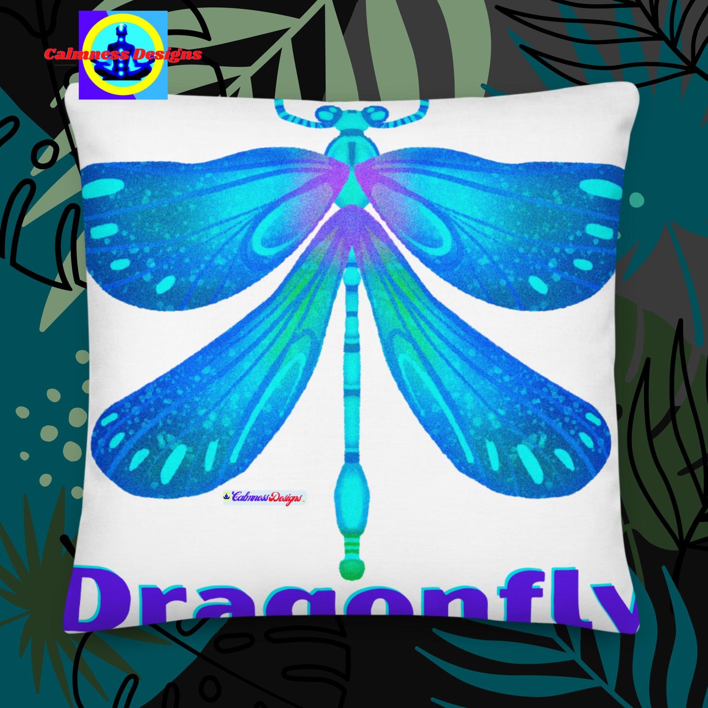 Dragonfly, Designer's Style, Premium Pillow
