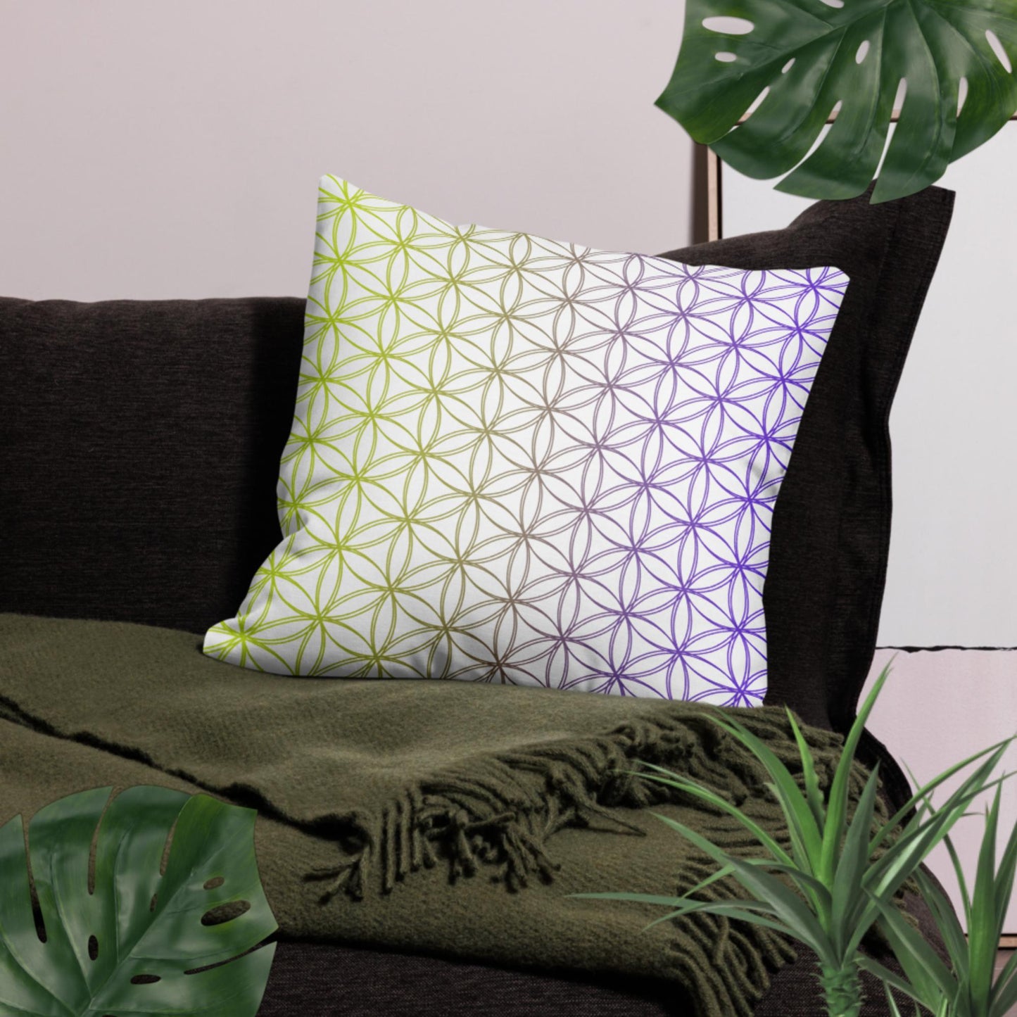 Modular Abstract Pattern-02, Premium Pillow