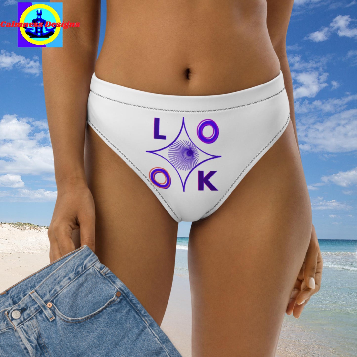 LOOK, Calmness Designer's-Star, Recycled high-waisted bikini bottom