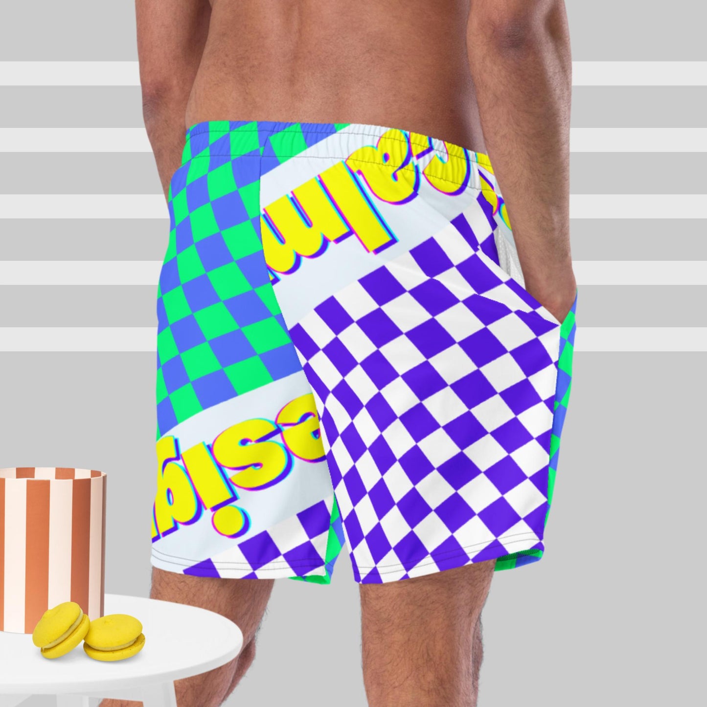 Calmness Designs, Men's swim trunks