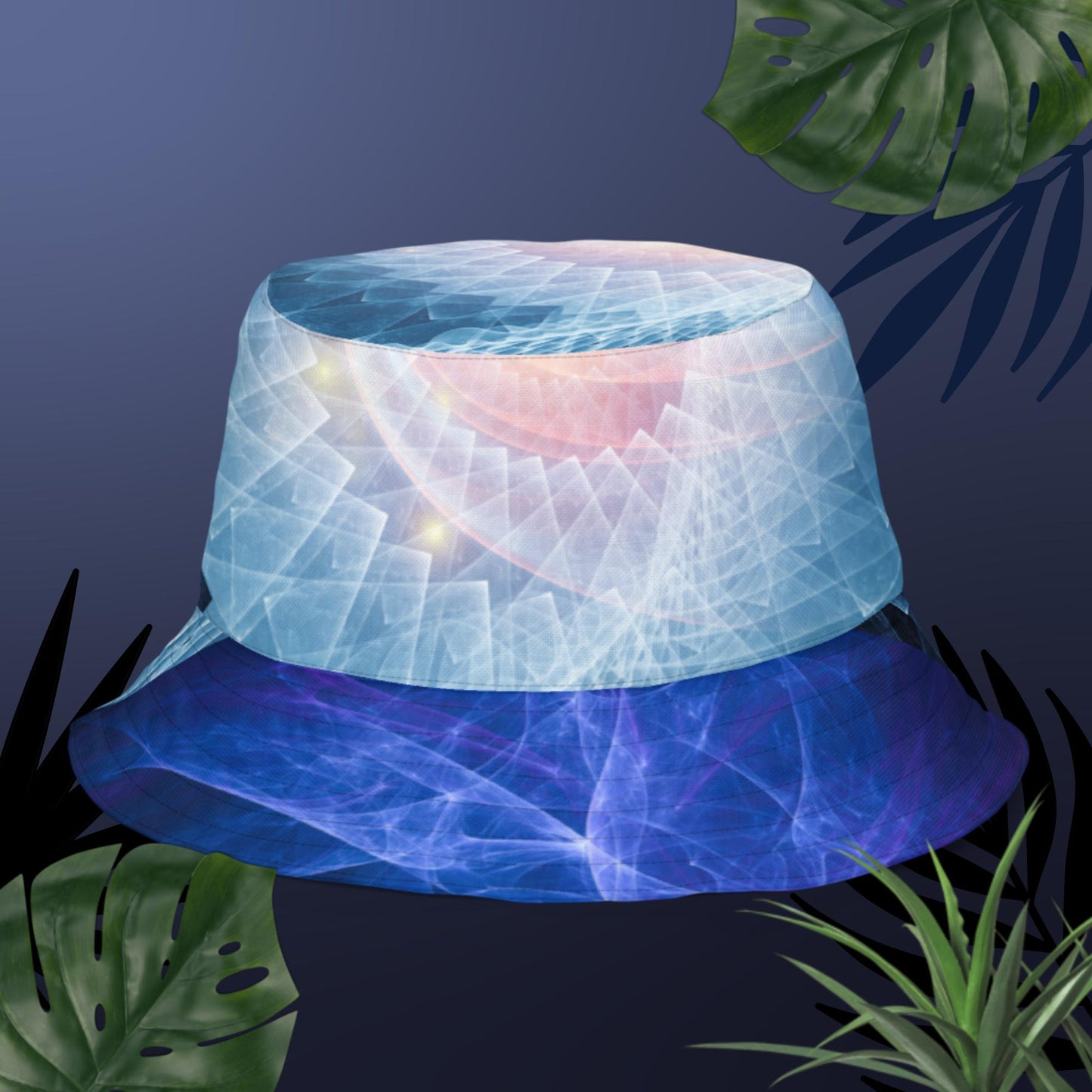 Spiral-Background, High Resolution, Reversible bucket hat