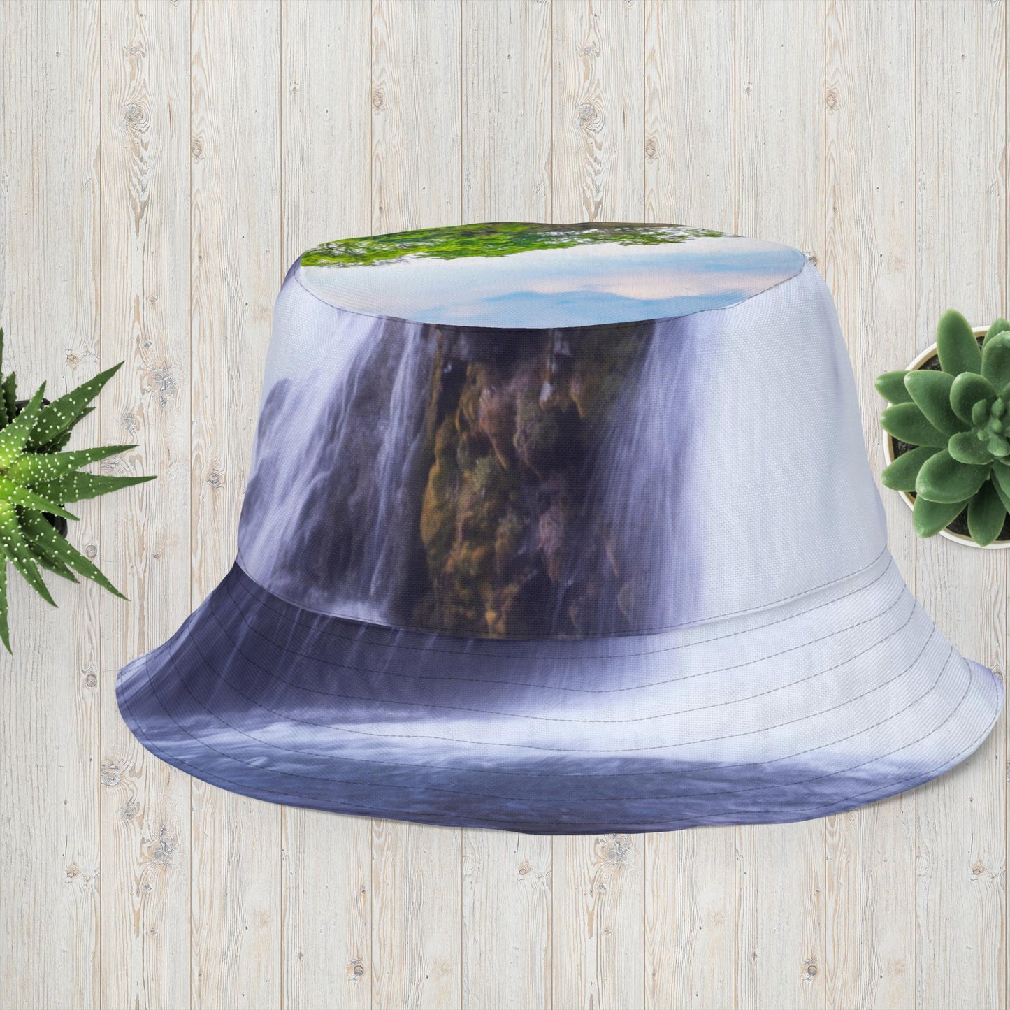 Water-fall in Iceland, Reversible bucket hat