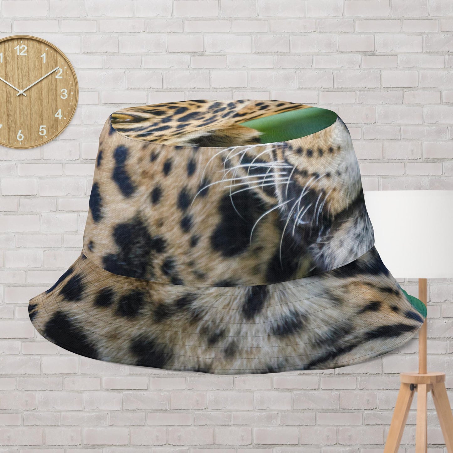 Jaguar Looking, Wetlands, Brazil, Reversible bucket hat