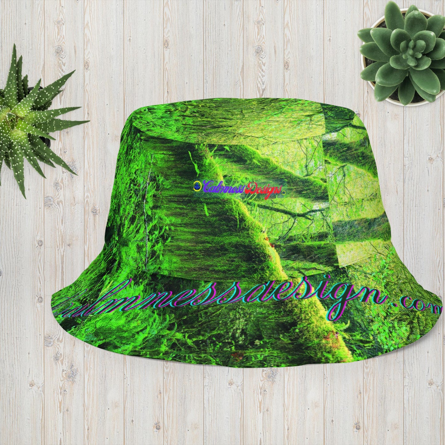 Dense Rainforest, Reversible bucket hat