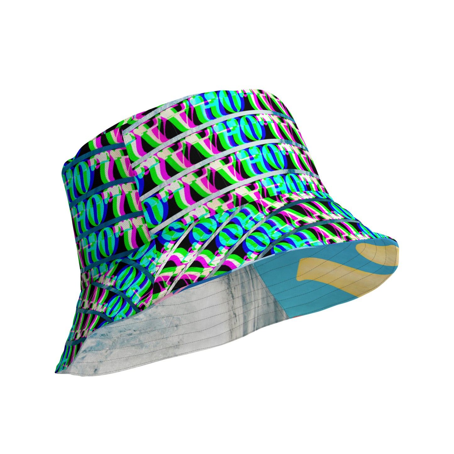 Aloha, Calmness Designs, Reversible bucket hat