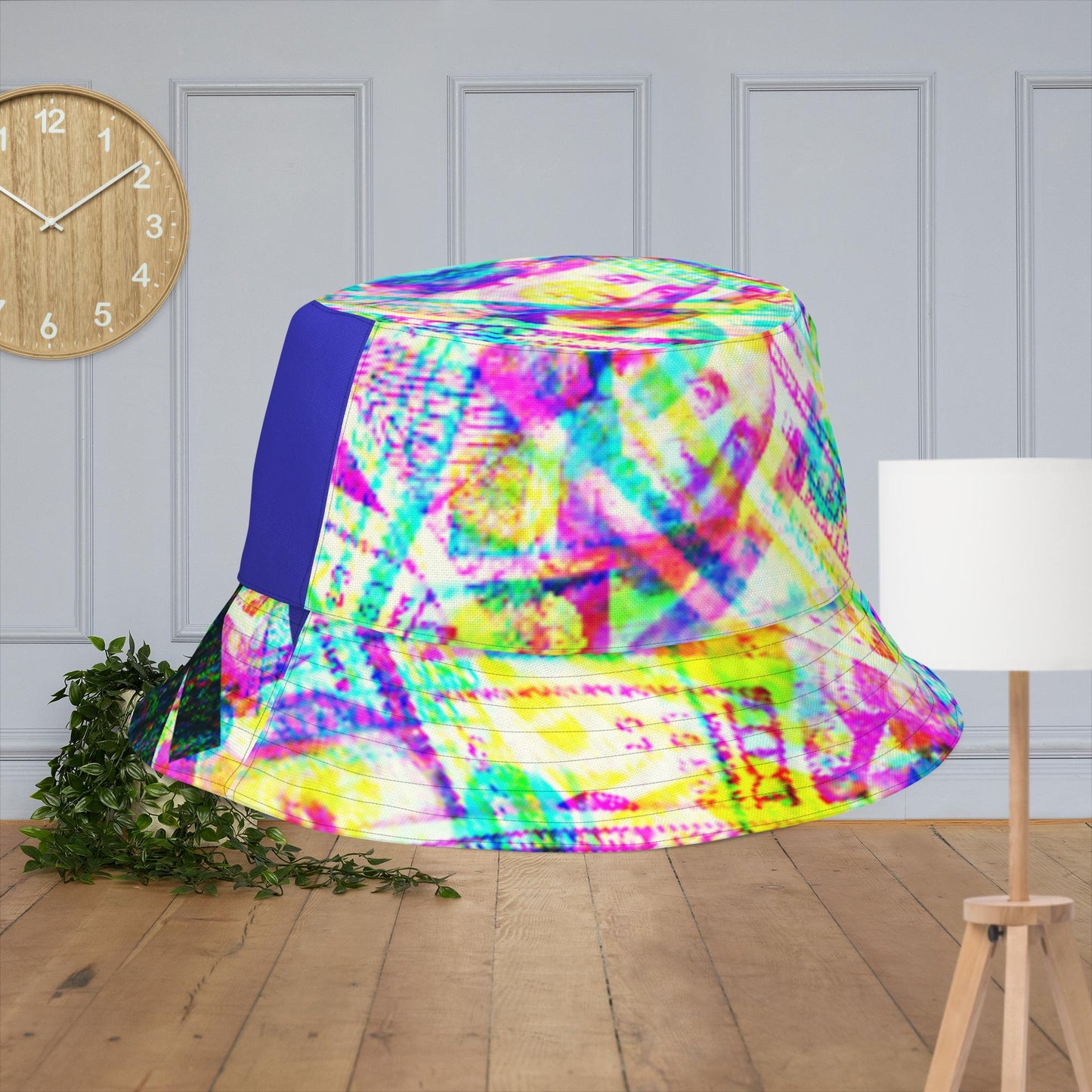 US $100. Dollars Bills, Cash Rule Around Us, Reversible bucket hat