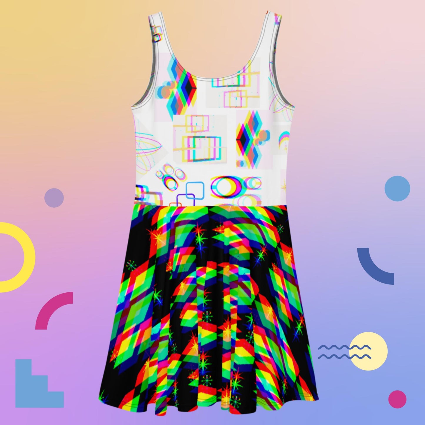 Vintage Retro Mid-Century, Skater Dress