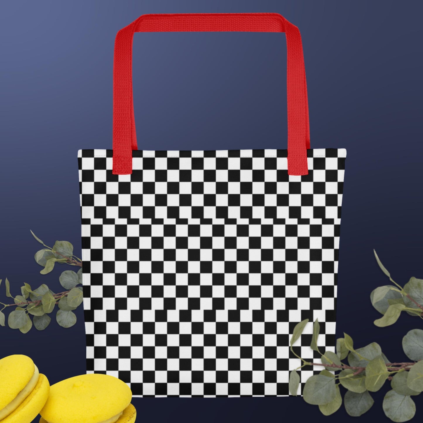 Checkered, Tote bag
