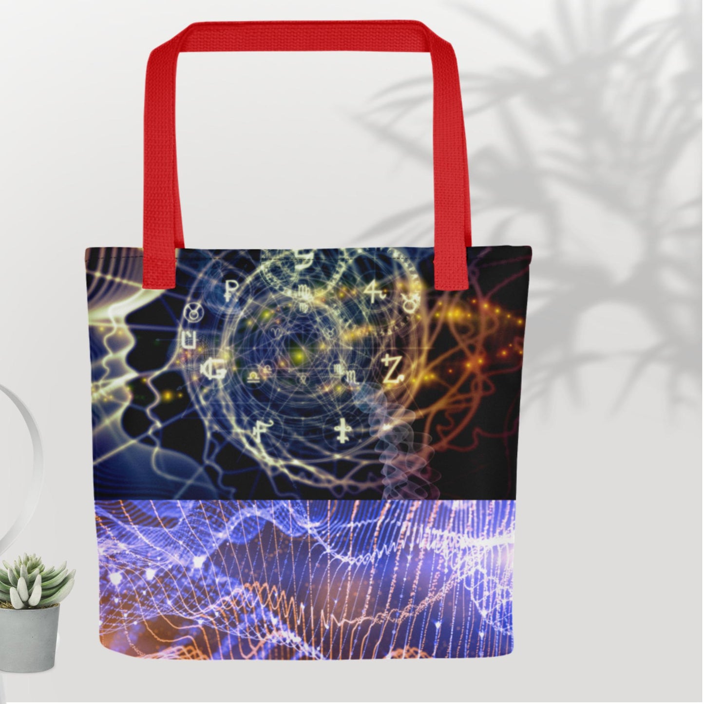 Network Communications, 3D Petal-lady, Tote bag