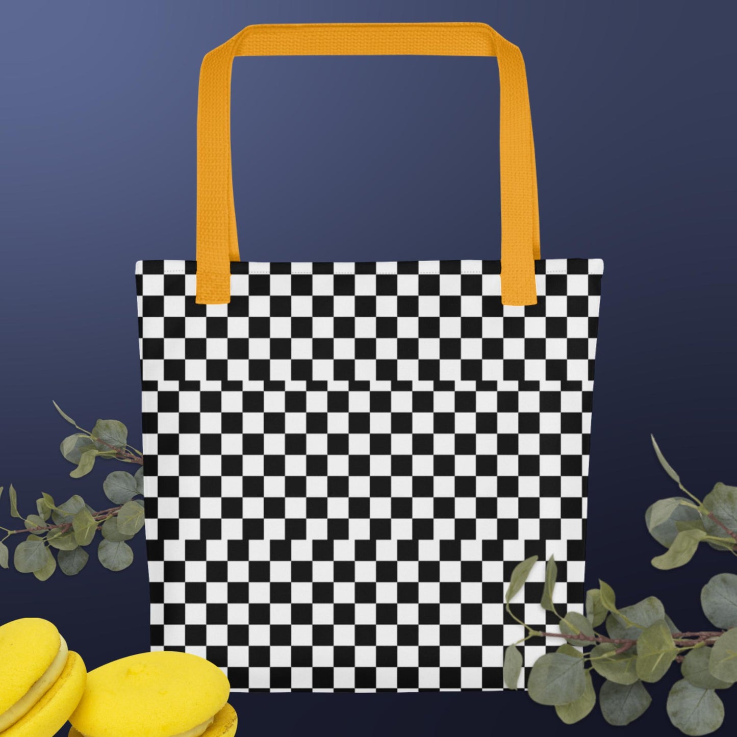 Checkered, Tote bag