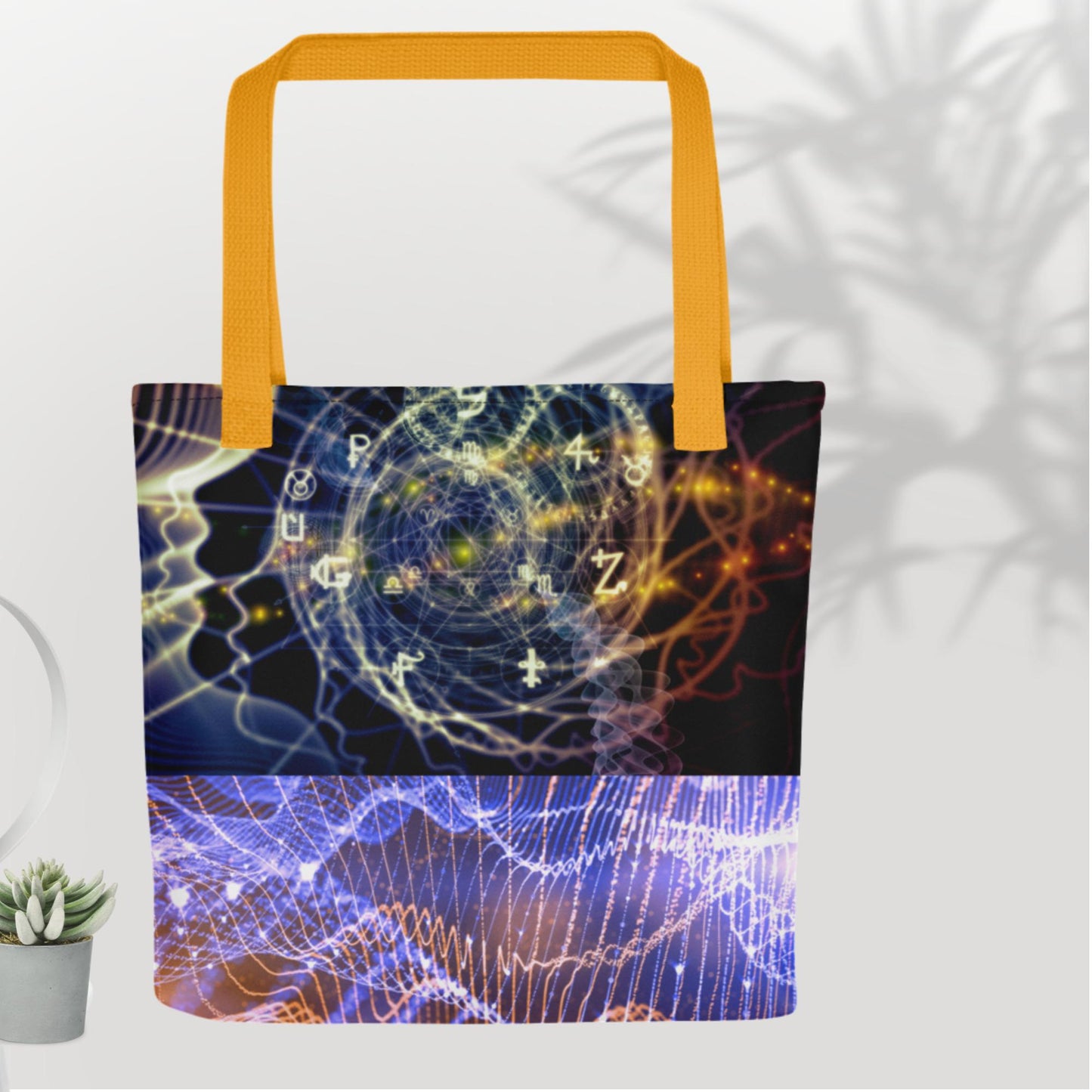 Network Communications, 3D Petal-lady, Tote bag