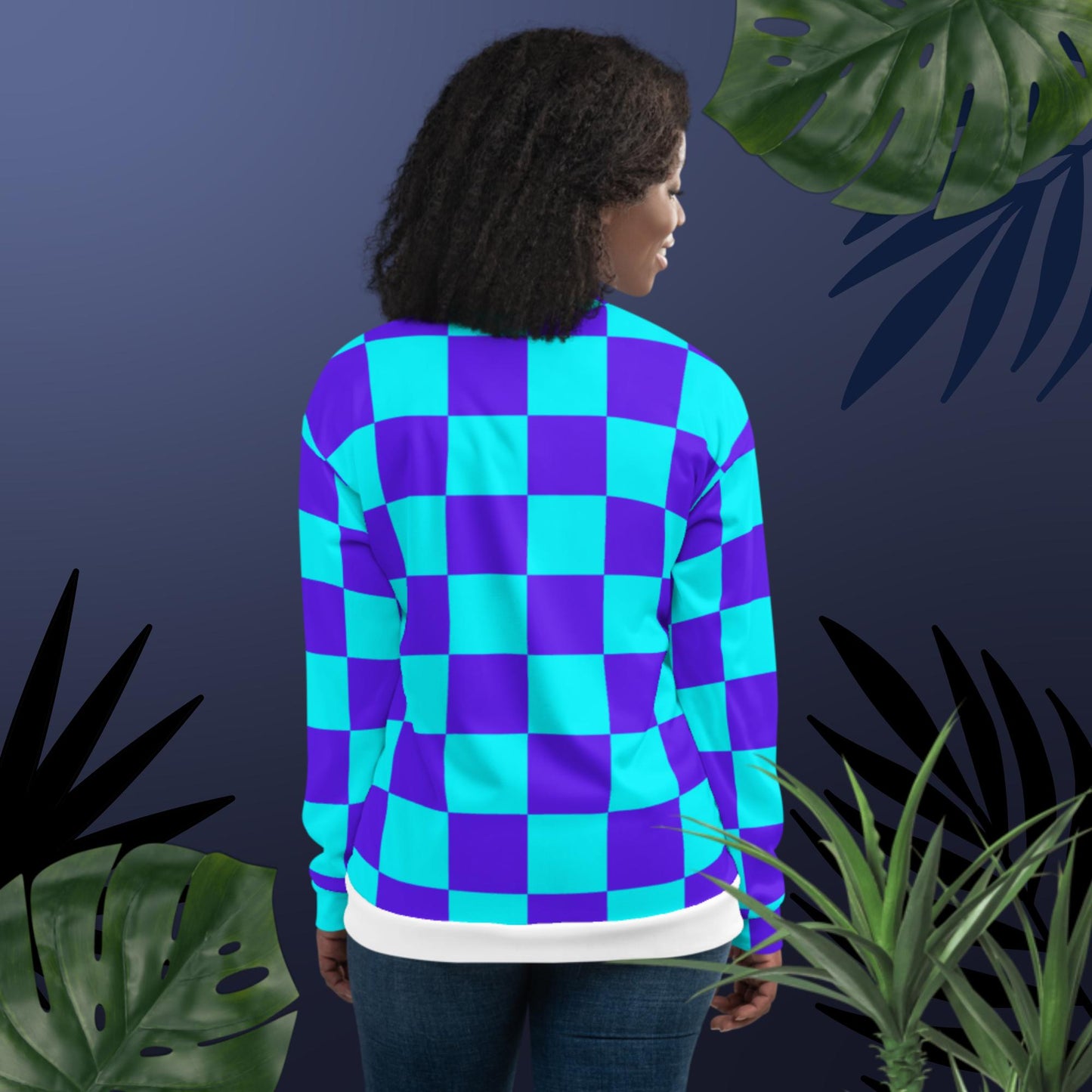 Checkered, Master Piece, Unisex Bomber Jacket