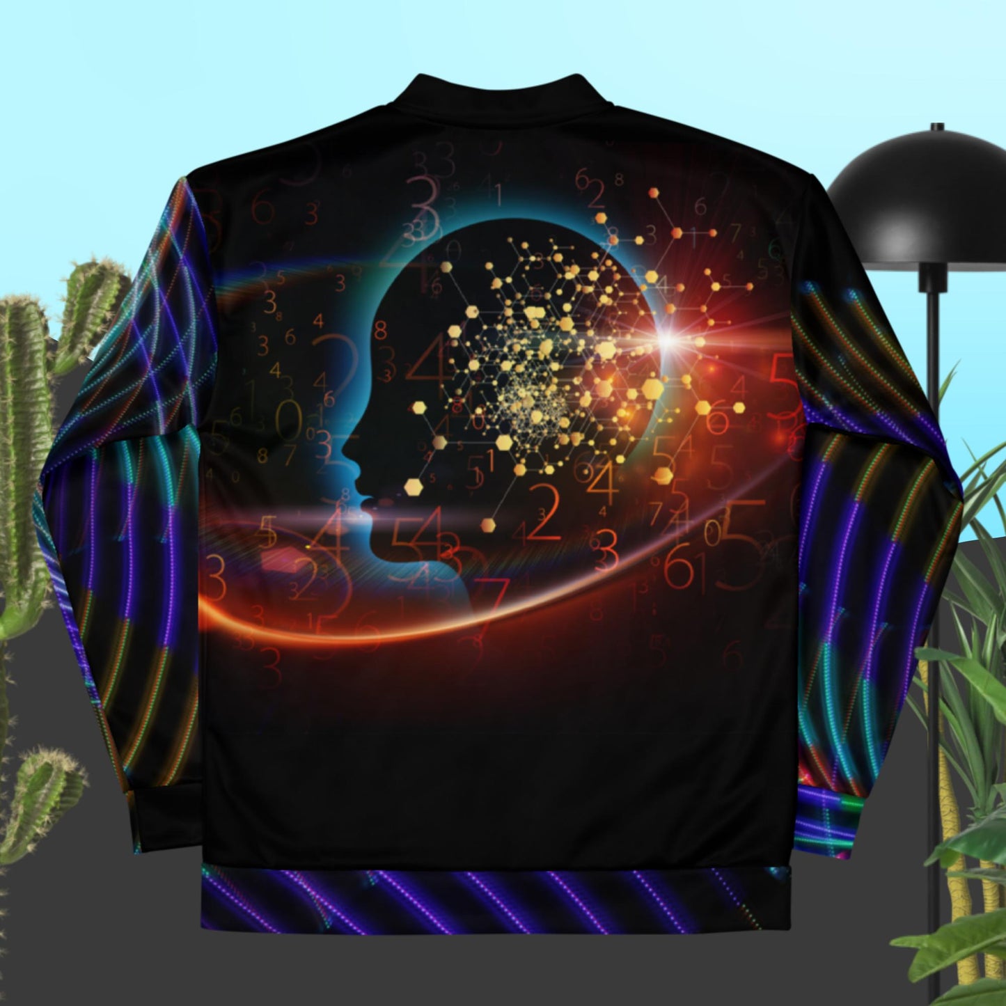 Human Math Profile, Mind Geometry Series, Bomber Jacket