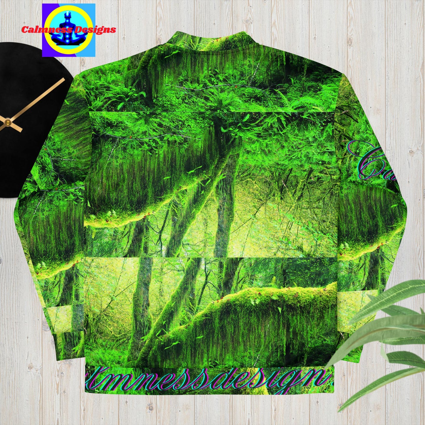 Dense Rainforest, Unisex Bomber Jacket