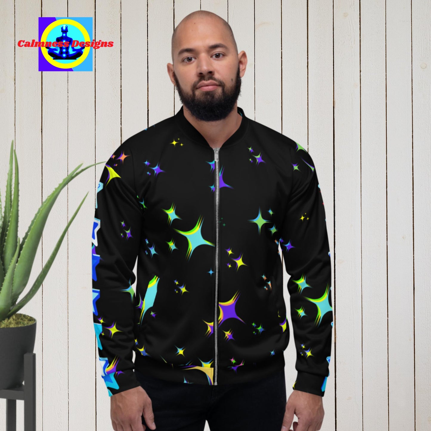 Twinkle Little Stars, Unisex Bomber Jacket