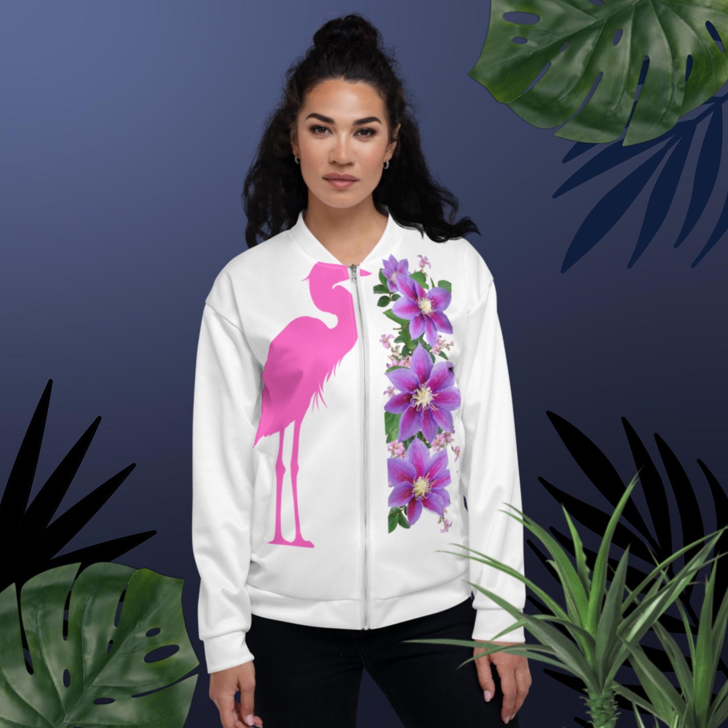Vintage Retro Seagull, Women's Bomber Jacket