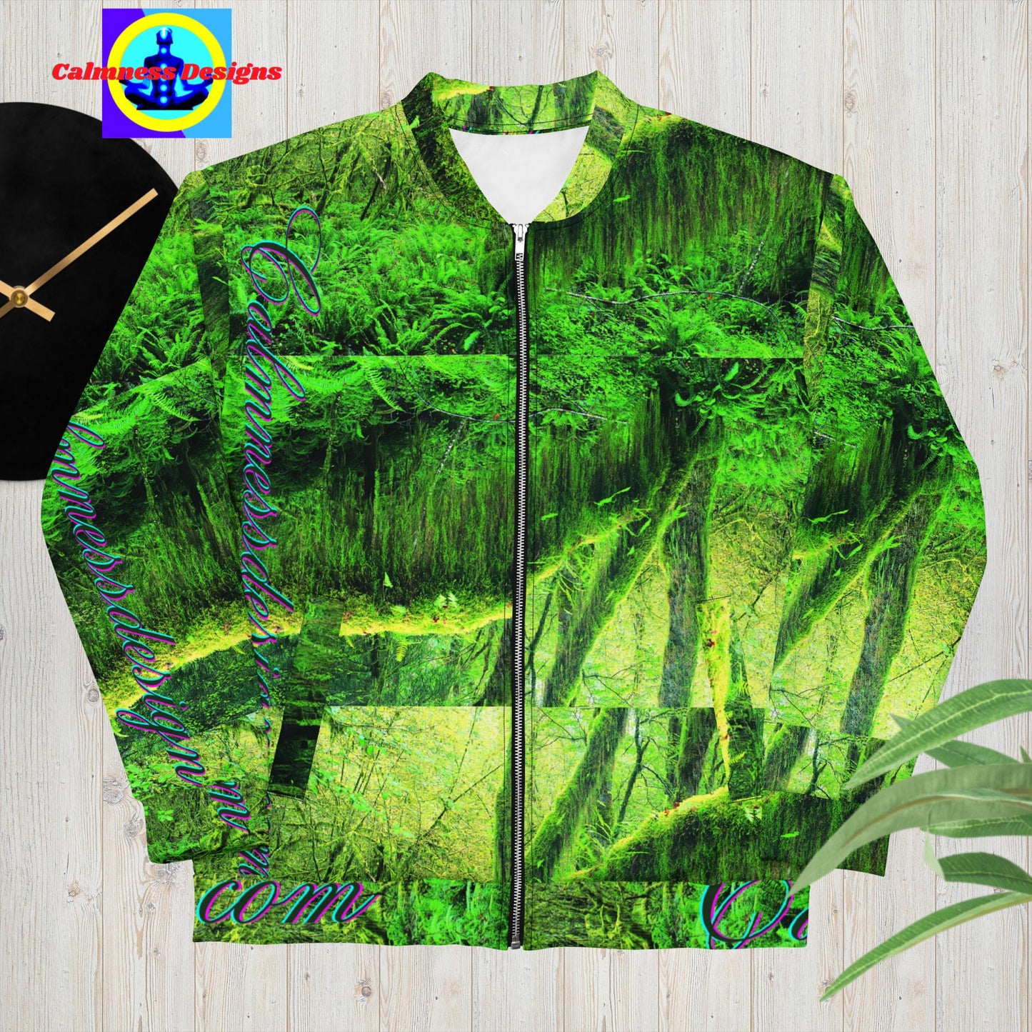 Dense Rainforest, Unisex Bomber Jacket
